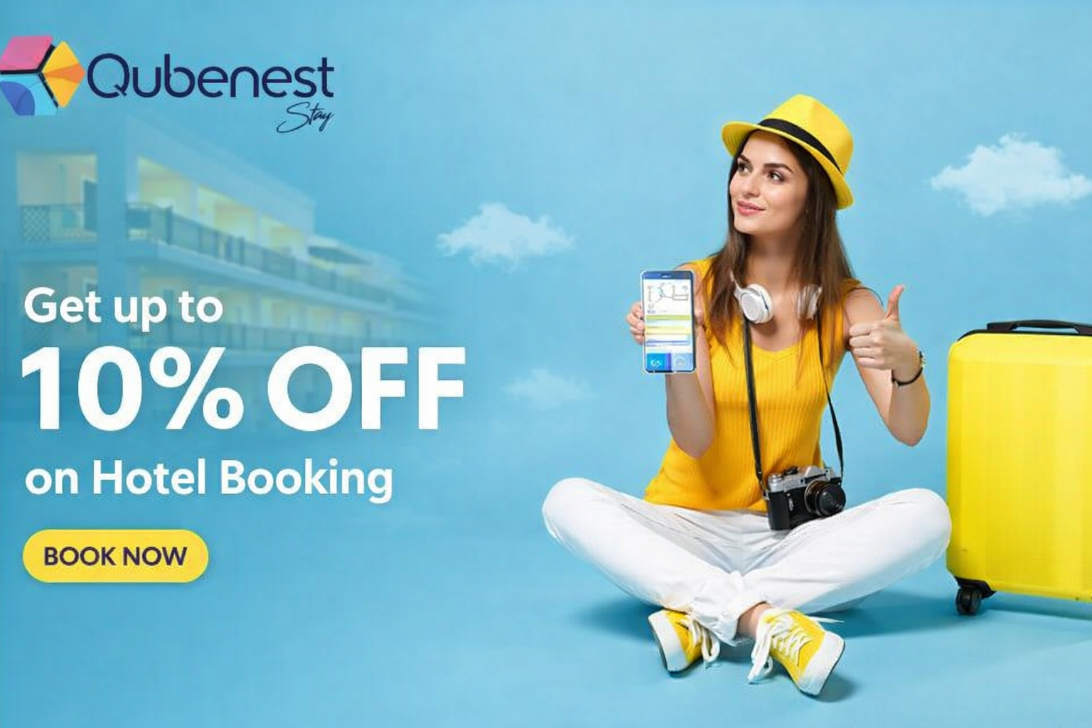 10% OFF on Hotel Booking